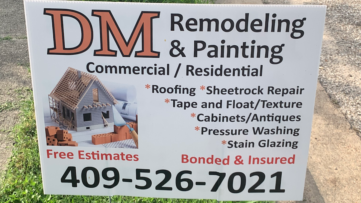 Meraz / DM Remodeling & Painting business sign listing services